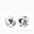 High quality Carbon steel Tee nuts with Pronge with zinc plated